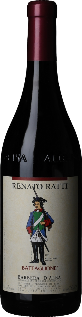 Renato Ratti Barbera d'Alba Battaglione 2022 Červené 13.5% 0.75 l (holá láhev)