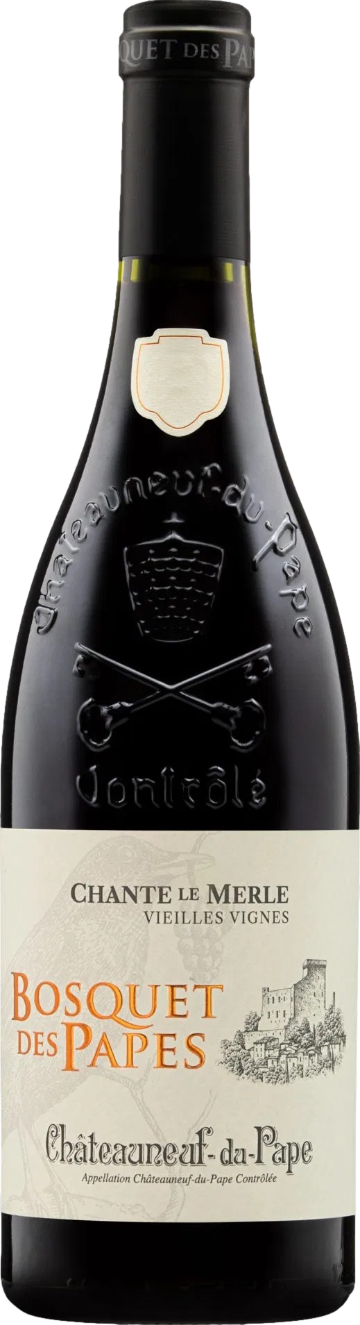 Bosquet des Papes Chante Le Merle Vieilles Vignes Chateauneuf Du Pape 2021 Červené 15.5% 0.75 l (holá láhev)