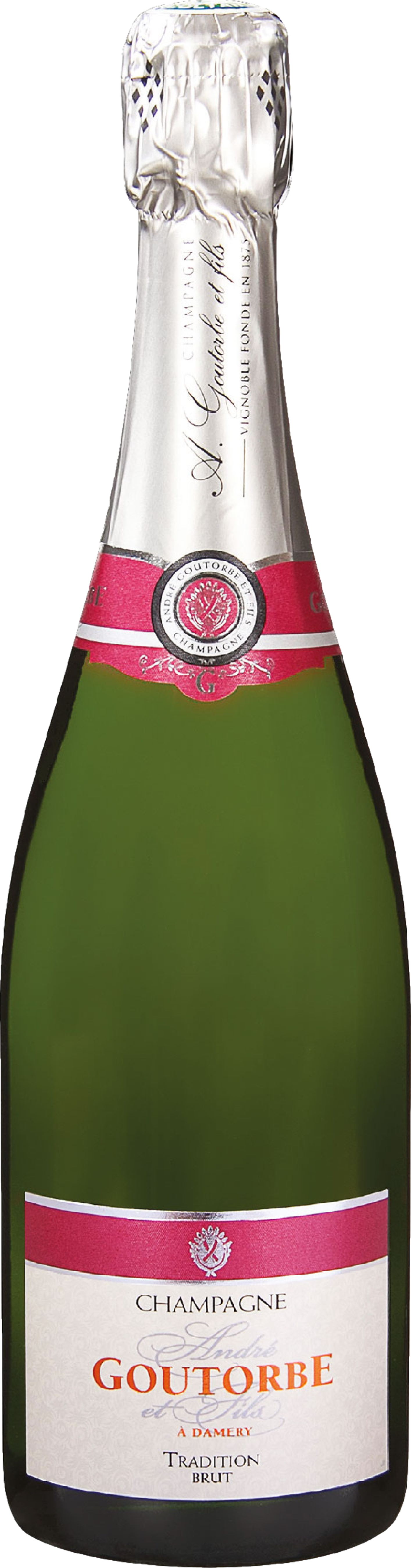 Champagne Andre Goutorbe Brut Tradition Šumivé 12.5% 0.75 l (holá láhev)