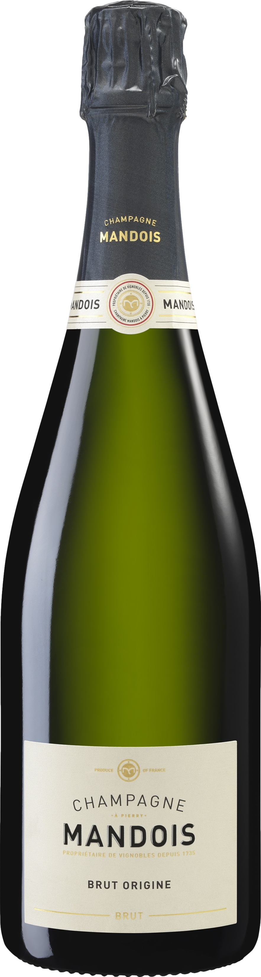 Champagne Mandois Brut Origine Šumivé 12.0% 0.75 l (holá láhev)
