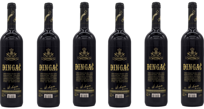 Bottle of Matusko Dingac 2019 Balíček 6 Vín wine 0 ml