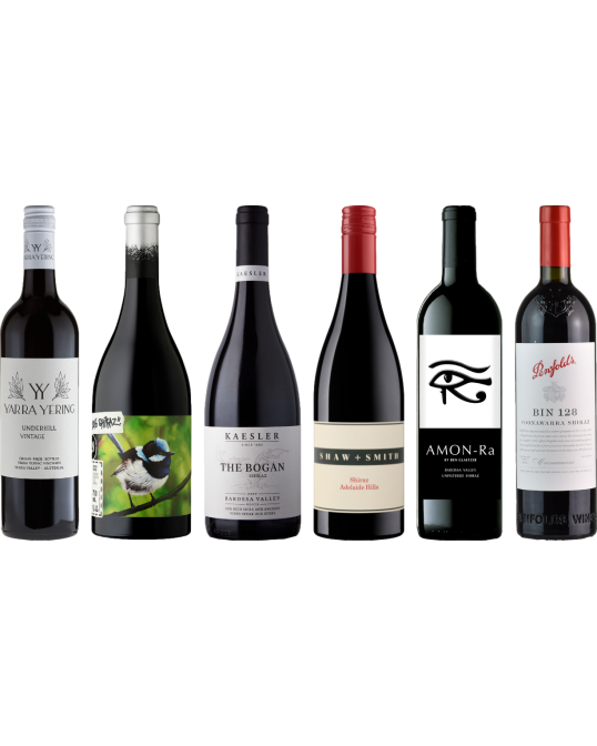 Degustační premium balíček australský vín Shiraz