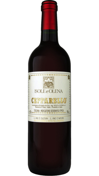 Bottle of Isole e Olena Cepparello 2017 wine 750 ml