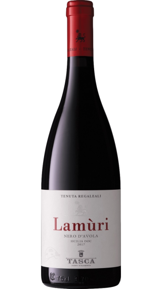 Bottle of Tasca D'Almerita  Sicilia Tenuta Regaleali Lamuri Nero D'Avola 2018 wine 750 ml