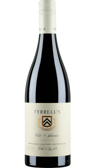 Bottle of Tyrrell's Vat 9 Shiraz 2018 wine 750 ml