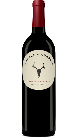 Bottle of Angels & Cowboys Proprietary Red 2019 wine 750 ml