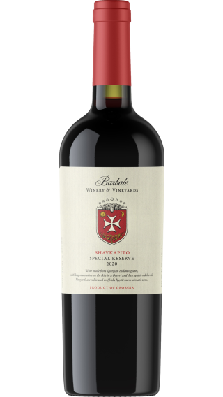 Bottle of Barbale Shavkapito Reserve 2022 wine 750 ml