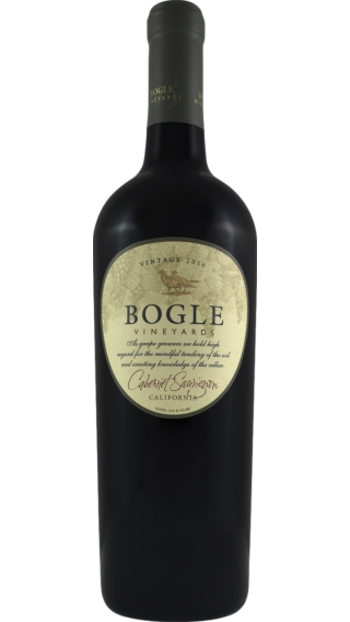 Bottle of Bogle Cabernet Sauvignon 2018 wine 750 ml