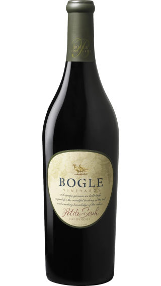 Bottle of Bogle Petite Sirah 2020 wine 750 ml