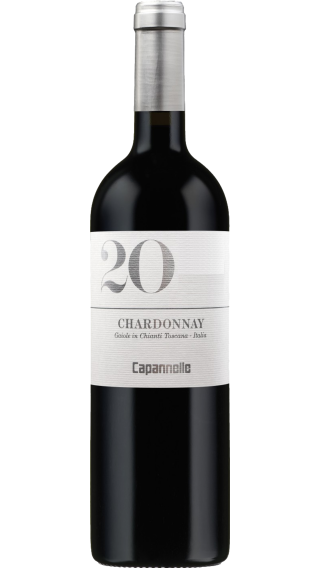 Bottle of Capannelle Chardonnay 2019 wine 750 ml