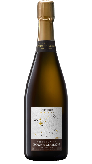 Bottle of Champagne Roger Coulon L'Hommee Premier Cru wine 750 ml