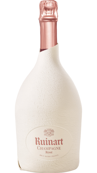 Bottle of Champagne Ruinart Rose Second Skin wine 750 ml