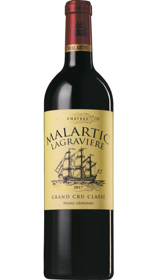 Bottle of Chateau Malartic Lagraviere 2017 wine 750 ml