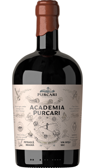 Bottle of Chateau Purcari Academia Feteasca Neagra 2020 wine 750 ml