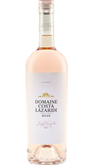 Bottle of Costa Lazaridi Rose 2023 wine 750 ml