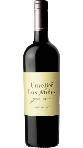 Bottle of Cuvelier Los Andes Grand Malbec 2016 wine 750 ml