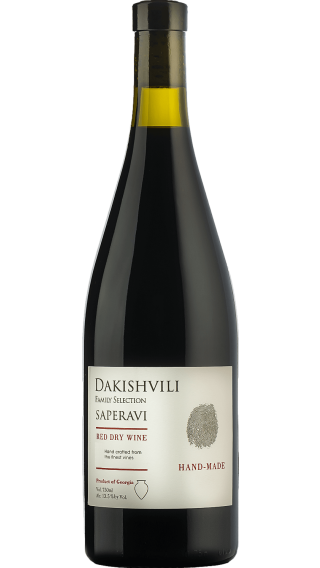 Bottle of Dakishvili Family Selection Saperavi 2021 wine 750 ml