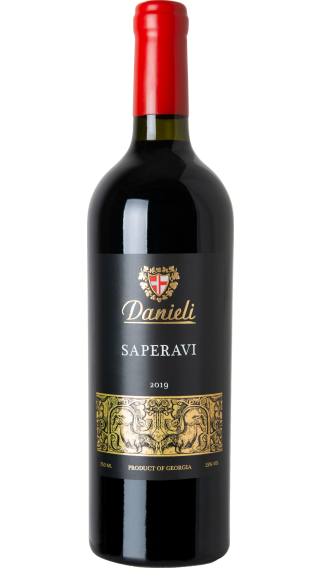 Bottle of Danieli Saperavi 2019 wine 750 ml