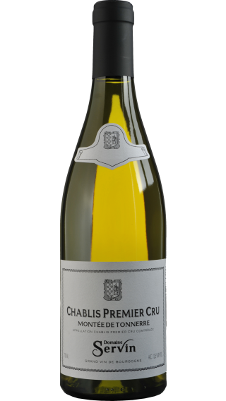 Bottle of Domaine Servin Chablis Premier Cru Montee de Tonnerre 2022 wine 750 ml