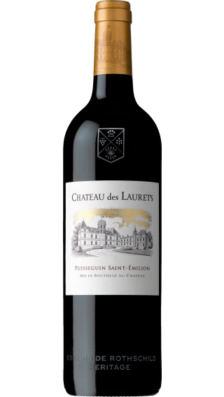 Bottle of Edmond de Rothschild Chateau des Laurets 2017 wine 750 ml