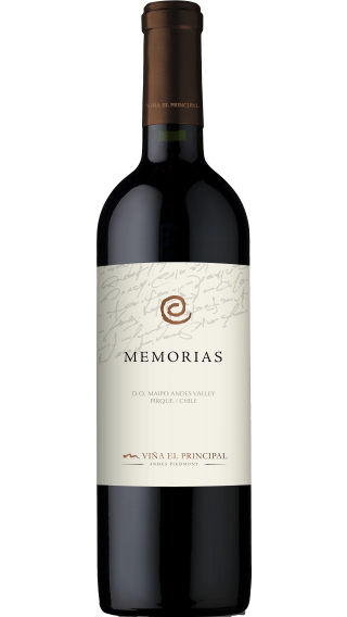 Bottle of El Principal Memorias 2017 wine 750 ml