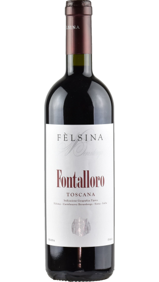 Bottle of Felsina Fontalloro 2020 wine 750 ml