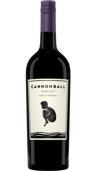 Bottle of Cannonball Merlot 2016 wine 750 ml