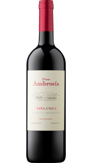 Bottle of Finca Ambrosia Vina Unica Cabernet Sauvignon 2019 wine 750 ml