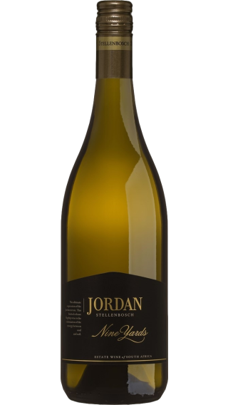 Bottle of Jordan Nine Yards Chardonnay 2018 wine 750 ml