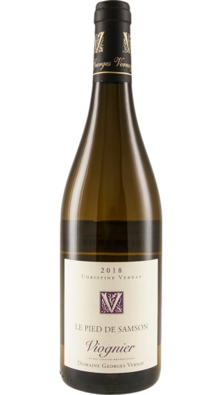 Bottle of Georges Vernay Viognier Le Pied de Samson 2018 wine 750 ml