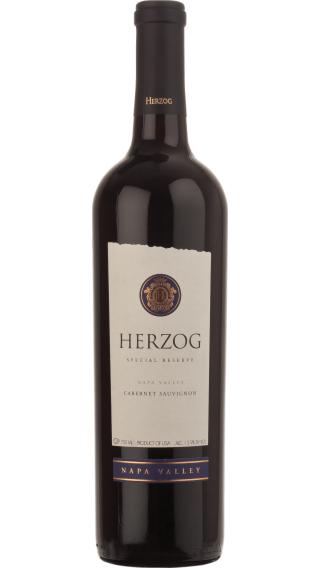 Bottle of Herzog Napa Valley Special Reserve Cabernet Savuignon 2019 wine 750 ml