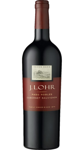 Bottle of J. Lohr Seven Oaks Cabernet Sauvignon 2021 wine 750 ml