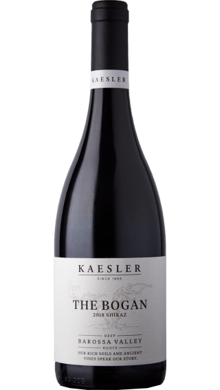 Bottle of Kaesler The Bogan Shiraz 2018 wine 750 ml