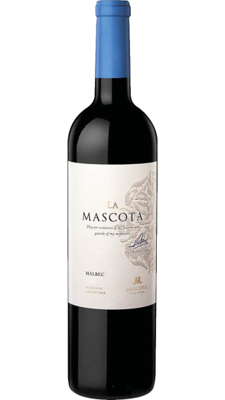 Bottle of La Mascota Malbec 2021 wine 750 ml