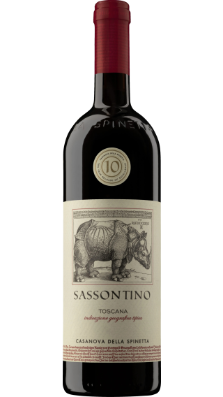 Bottle of La Spinetta Sassontino 2007 wine 750 ml