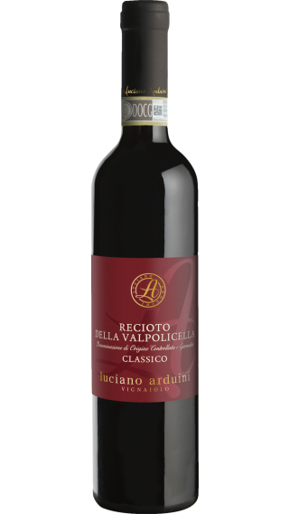 Bottle of Luciano Arduini Recioto della Valpolicella Classico 2018 wine 500 ml