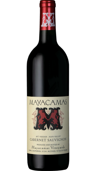 Bottle of Mayacamas Cabernet Sauvignon 2018 wine 750 ml