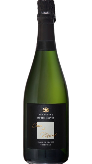 Bottle of Champagne Michel Gonet Blanc de Blancs Grand Cru Coeur de Mesnil 2010 wine 750 ml