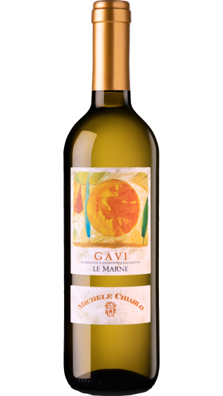 Bottle of Michele Chiarlo Le Marne Gavi 2020 wine 750 ml