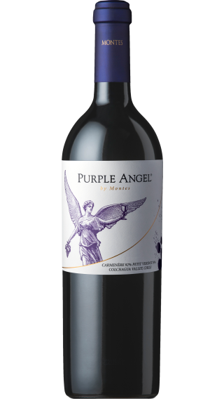 Bottle of Montes Purple Angel 2021 wine 750 ml