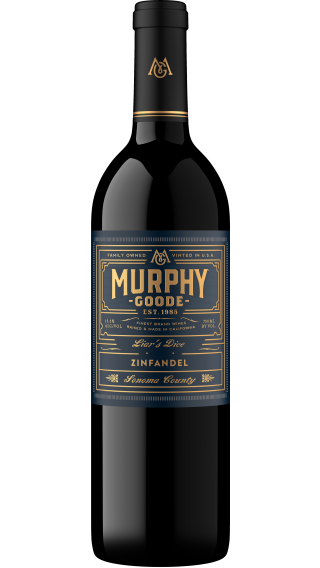 Bottle of Murphy Goode Liar's Dice Zinfandel 2016 wine 750 ml