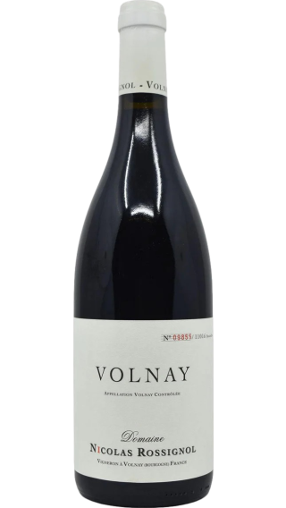 Bottle of Nicolas Rossignol Volnay 2018 wine 750 ml