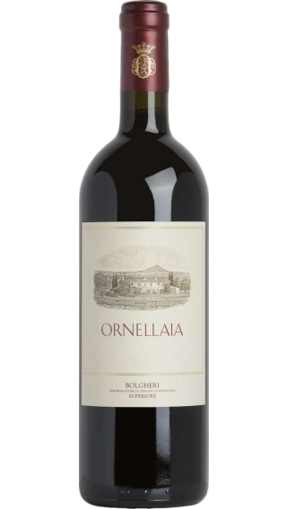 Bottle of Ornellaia Bolgheri Superiore 2019 wine 750 ml