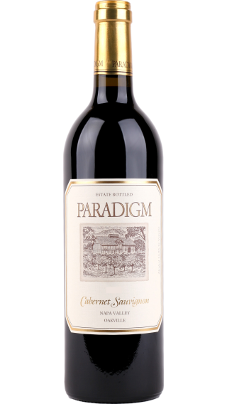 Bottle of Paradigm Cabernet Sauvignon 2016 wine 750 ml