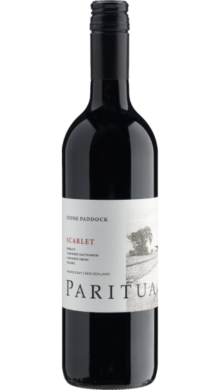 Bottle of Paritua Stone Paddock Scarlet 2020 wine 750 ml