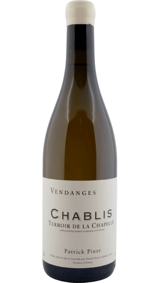 Bottle of Patrick Piuze Chablis Terroir de la Chapelle 2022 wine 750 ml