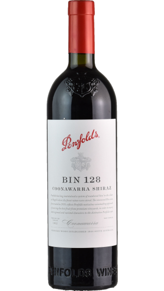 Bottle of Penfolds Bin 128 Shiraz 2021 wine 750 ml