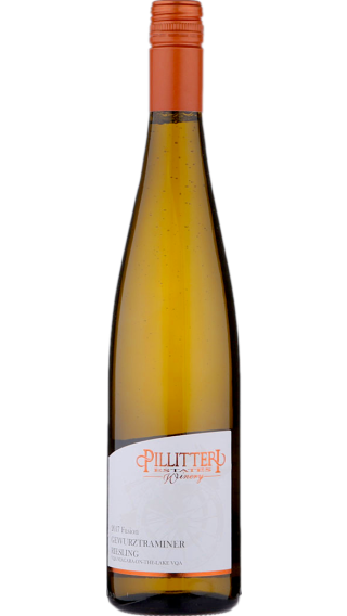 Bottle of Pillitteri Estates Gewurztraminer Riesling 2017 wine 750 ml