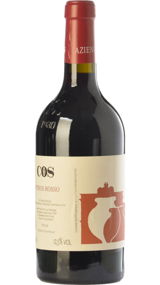 Bottle of COS Pithos Rosso 2015 wine 750 ml