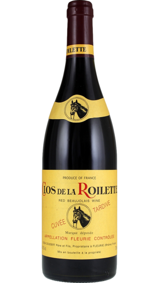 Bottle of Clos de la Roilette Fleurie Cuvee Tardive 2020 wine 750 ml